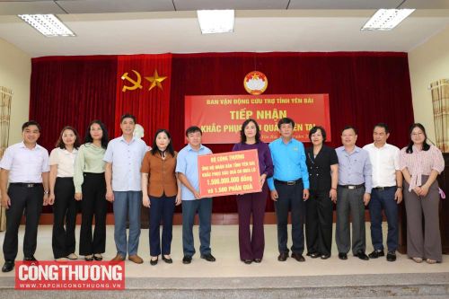 Bộ Công Thương chung tay sẻ chia với đồng bào sau cơn bão số 3