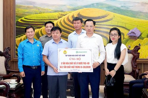 Tập đoàn Hóa chất Việt Nam hỗ trợ đồng bào tỉnh Yên Bái khắc phục thiệt hại do bão lũ