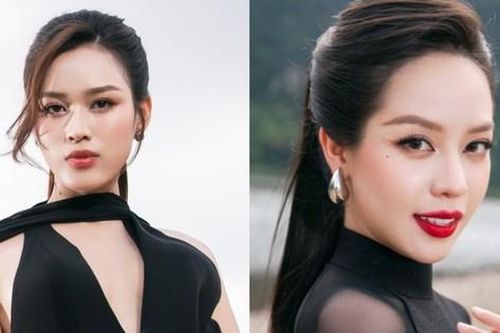 Đỗ Thị Hà, Thanh Thủy khoe nhan sắc đỉnh cao trong thiết kế dạ hội màu đen