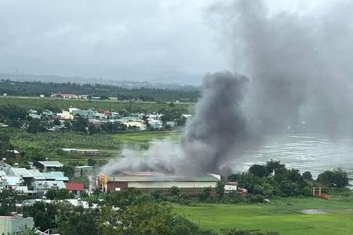 Gia Lai: cháy chùa Vạn Phật ở thành phố Pleiku