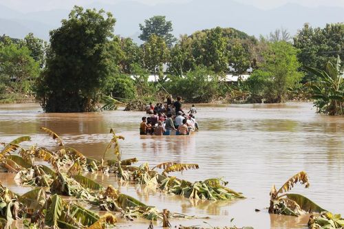 Số người chết vì lũ lụt hậu bão Yagi ở Myanmar tăng lên 384 người