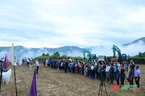 Khởi công xây dựng tái thiết khu dân cư thôn Nậm Tông, xã Nậm Lúc (Bắc Hà, Lào Cai)