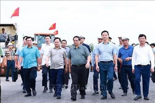 Thủ tướng Phạm Minh Chính thăm, kiểm tra các dự án hạ tầng tại Bắc Ninh
