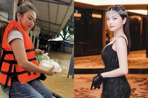 Chân dung mỹ nhân 'đẹp người, đẹp nết' đến 'tâm lũ' cứu trợ