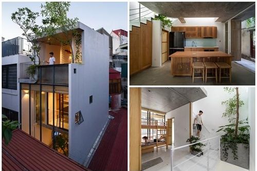 Xây trên đất hẹp, nhà ống 5 tầng vẫn đẹp đến mê mẩn