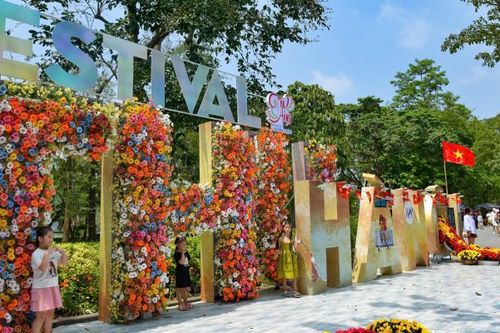 Không gian chụp hình độc đáo tại Festival Thu Hà Nội
