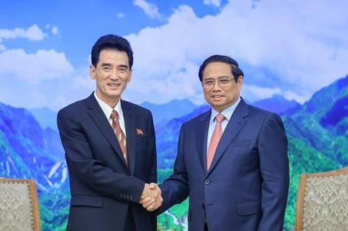 Thủ tướng Phạm Minh Chính tiếp tân Đại sứ Triều Tiên