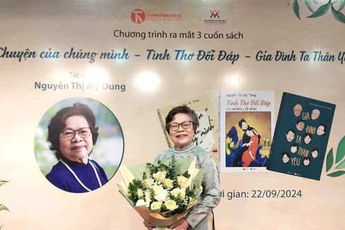 Tác giả tuổi 85 ra bộ ba cuốn sách, lan tỏa năng lượng sáng tạo tích cực