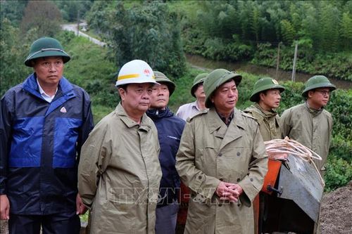 Kiểm tra công tác khắc phục hậu quả thiên tai tại huyện Nguyên Bình, Cao Bằng