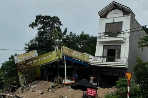 Lào Cai: Sụt lún nghiêm trọng, 53 ngôi nhà nguy cơ bị sập