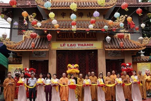Ninh Thuận: Chùa Sơn Hải tổ chức Lễ lạc thành ngôi Tam bảo sau 10 năm trùng tu