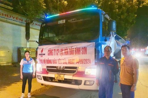 BSR với nhiều hoạt động hỗ trợ các tỉnh khắc phục hậu quả bão số 3