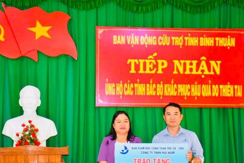 Mặt trận tỉnh Bình Thuận tiếp nhận hơn 13,1 tỷ đồng ủng hộ đồng bào miền Bắc do cơn bão số 3