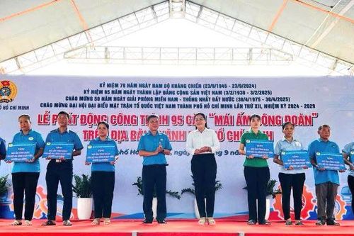Phát động công trình 95 'Mái ấm công đoàn' cho người lao động