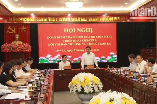 Công bố quyết định kiểm tra thực hiện Nghị quyết Đại hội XIII của Đảng tại Sơn La