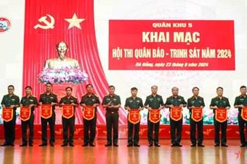 Quân khu 5: Khai mạc hội thi quân báo - trinh sát năm 2024