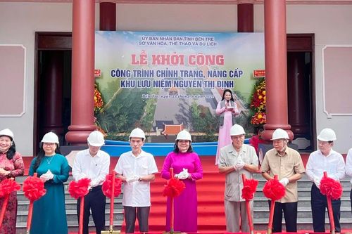 Chỉnh trang, nâng cấp Khu lưu niệm Nguyễn Thị Định