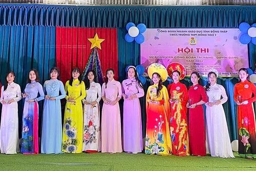 Công đoàn Giáo dục Đồng Tháp tổ chức hội thi cho nữ đoàn viên cơ sở