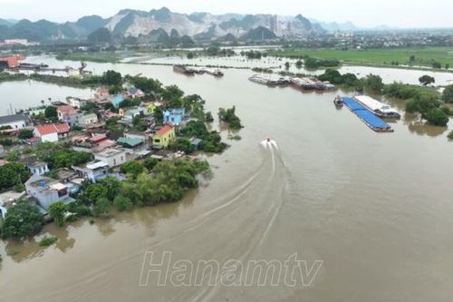 Hà Nam phát tin báo động 3 trên sông Đáy, sẵn sàng triển khai phương án hộ đê