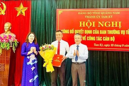 Ban Thường vụ Tỉnh ủy Quảng Nam chuẩn y nhân sự