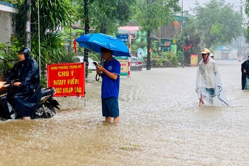 Mưa lớn ở tỉnh Nghệ An giảm dần từ ngày 24/9