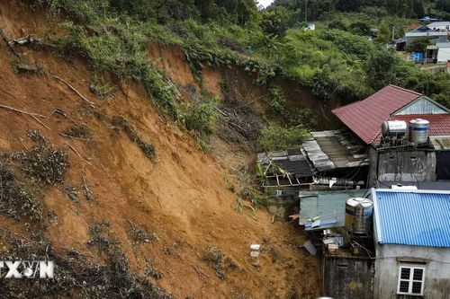 Điện Biên: Xuất hiện cung trượt đe dọa 4 hộ dân ở xã Nà Tấu
