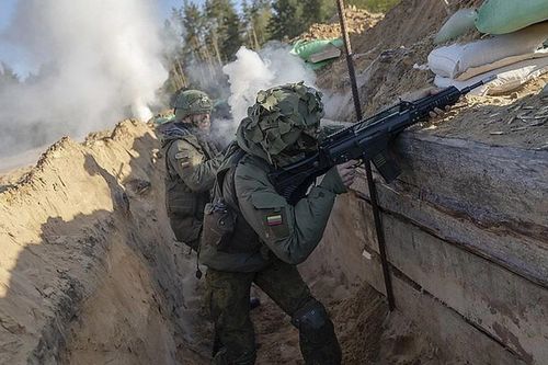Lực lượng NATO tham gia cuộc tập trận chung Fire Thunder 2024 tại Litva