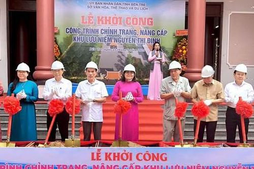 Bến Tre triển khai chỉnh trang, nâng cấp Khu lưu niệm Nữ tướng Nguyễn Thị Định