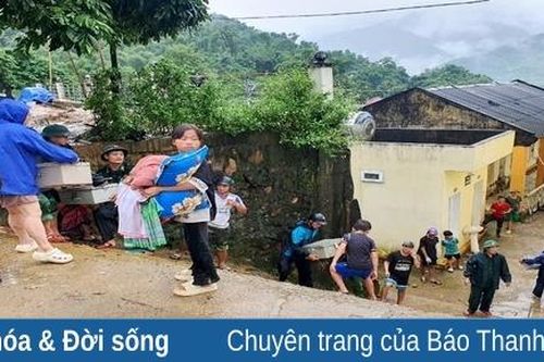 Mường Lát di dời học sinh ở các điểm sạt lở đến nơi an toàn