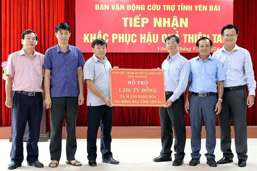 An Giang hỗ trợ các tỉnh miền Bắc khắc phục hậu quả thiên tai