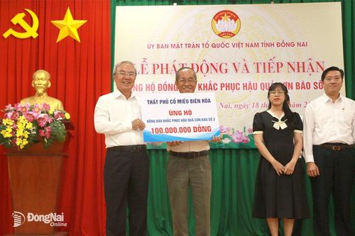 Cộng đồng các dân tộc thiểu số hướng về đồng bào bị thiệt hại do bão lũ
