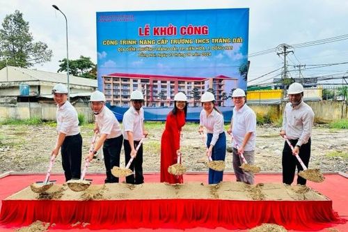 Khởi công dự án nâng cấp Trường THCS Trảng Dài