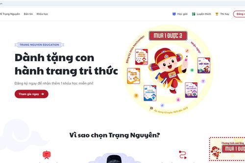 Tổ chức sân chơi 'Trạng Nguyên tiếng Việt' trên Internet