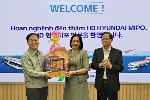 Lãnh đạo tỉnh Khánh Hòa làm việc với Công ty Đóng tàu Hyundai Mipo