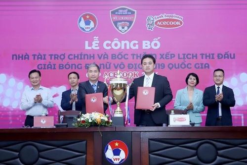 Acecook Việt Nam là nhà tài trợ chính Giải bóng đá nữ Vô địch U19 Quốc gia Cúp Acecook 2024