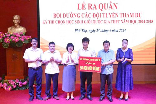 Ra quân bồi dưỡng học sinh giỏi Quốc gia năm học 2024-2025