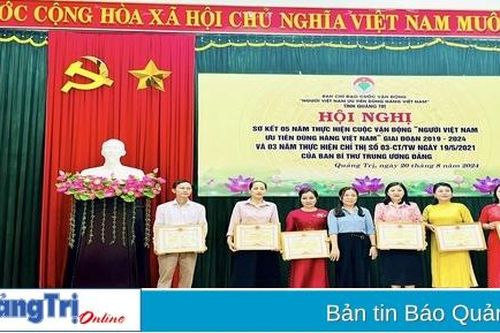 Thành phố Đông Hà: Tăng cường tuyên truyền Cuộc vận động 'Người Việt Nam ưu tiên dùng hàng Việt Nam'