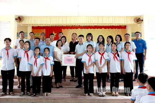 70 triệu đồng hỗ trợ 3 trường học bị thiệt hại do bão số 3
