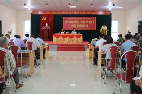 Đoàn đại biểu Quốc hội tỉnh tiếp xúc cử tri tại xã Chu Trinh (Thành phố)