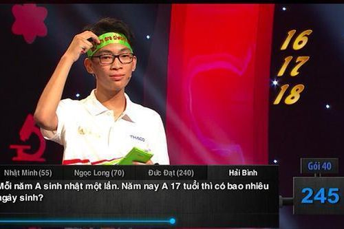 Câu đố mẹo khiến thí sinh Đường lên đỉnh Olympia hoang mang