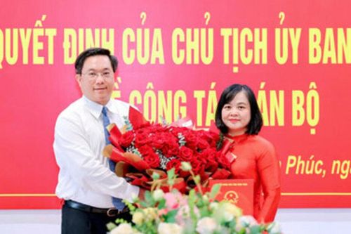 Sở Tài chính Vĩnh Phúc có tân nữ Giám đốc