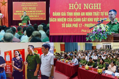 Công an quận Hà Đông, Hà Nội: Tổ chức hội nghị mời người dân 'chấm điểm' Cảnh sát khu vực