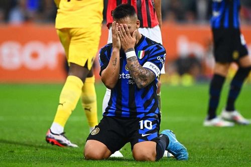 Lautaro Martinez chạm đáy thất vọng