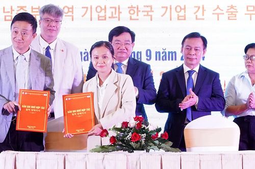 Kết nối xuất khẩu hàng hóa giữa doanh nghiệp Nam Trung Bộ và Hàn Quốc