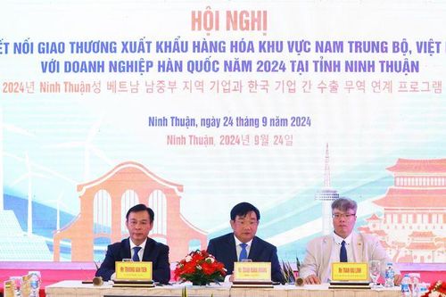 Kết nối giao thương hàng hóa giữa doanh nghiệp Ninh Thuận và khu vực Nam Trung Bộ với doanh nghiệp Hàn Quốc