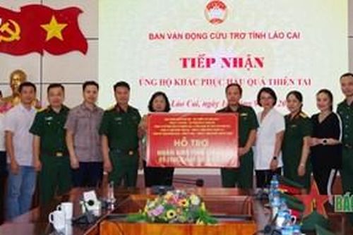 Nghĩa đồng bào nơi tâm lũ Lào Cai