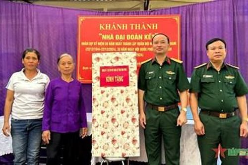 Bàn giao 'Nhà đồng đội', 'Nhà đại đoàn kết' trên địa bàn tỉnh Vĩnh Phúc