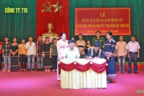 Công ty 715: Xây dựng khối đại đoàn kết toàn dân tộc trên vùng biên giới Ia Grai