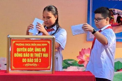 1.714 tỉ đồng ủng hộ đồng bào bị thiệt hại do bão số 3 được tiếp nhận