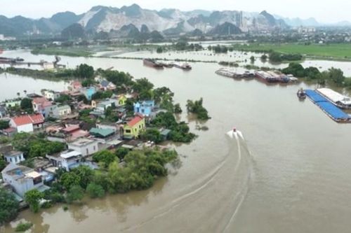 Hà Nam: Triển khai ứng phó với tình hình mưa lớn và lũ trên sông Đáy